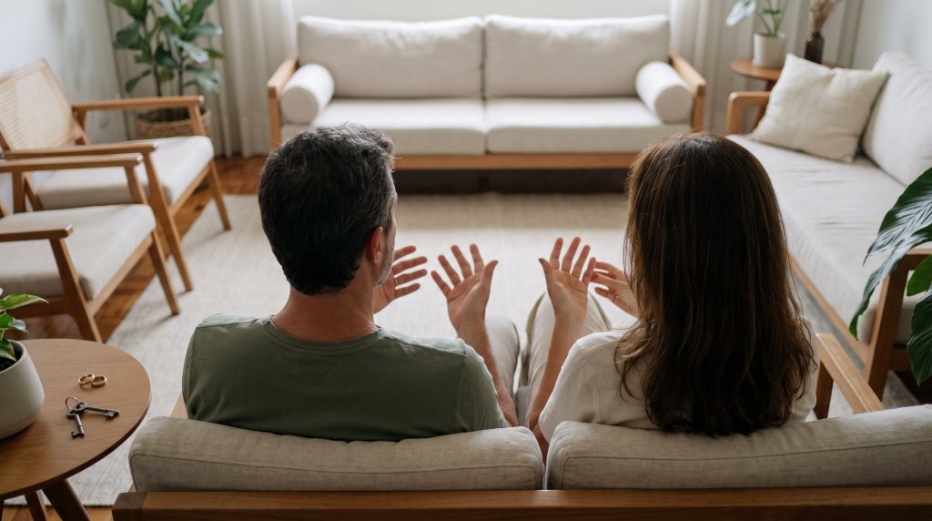 Casal avalia comunhão universal de bens e pacto antenupcial antes do casamento