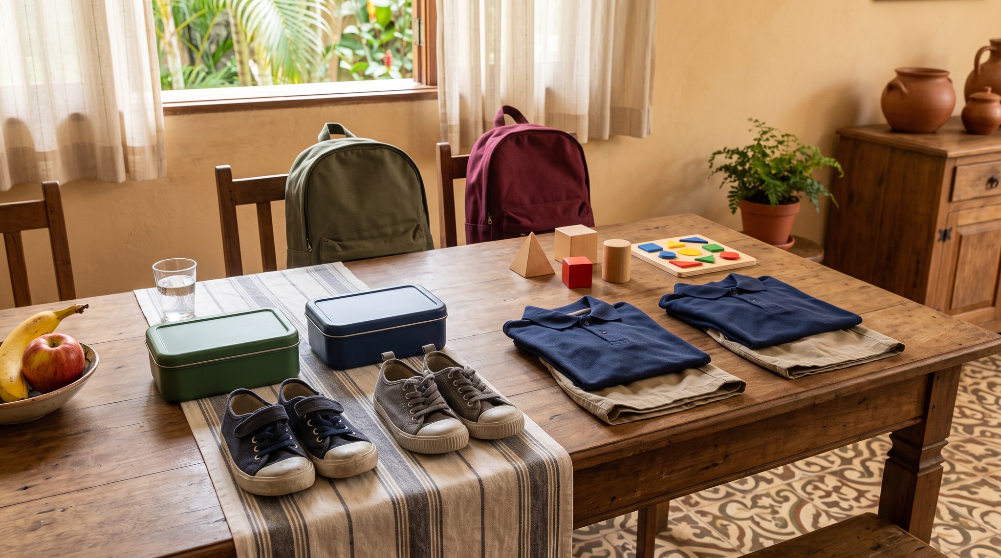 Organização das despesas de dois filhos Organização da rotina familiar para avaliar despesas de dois filhos