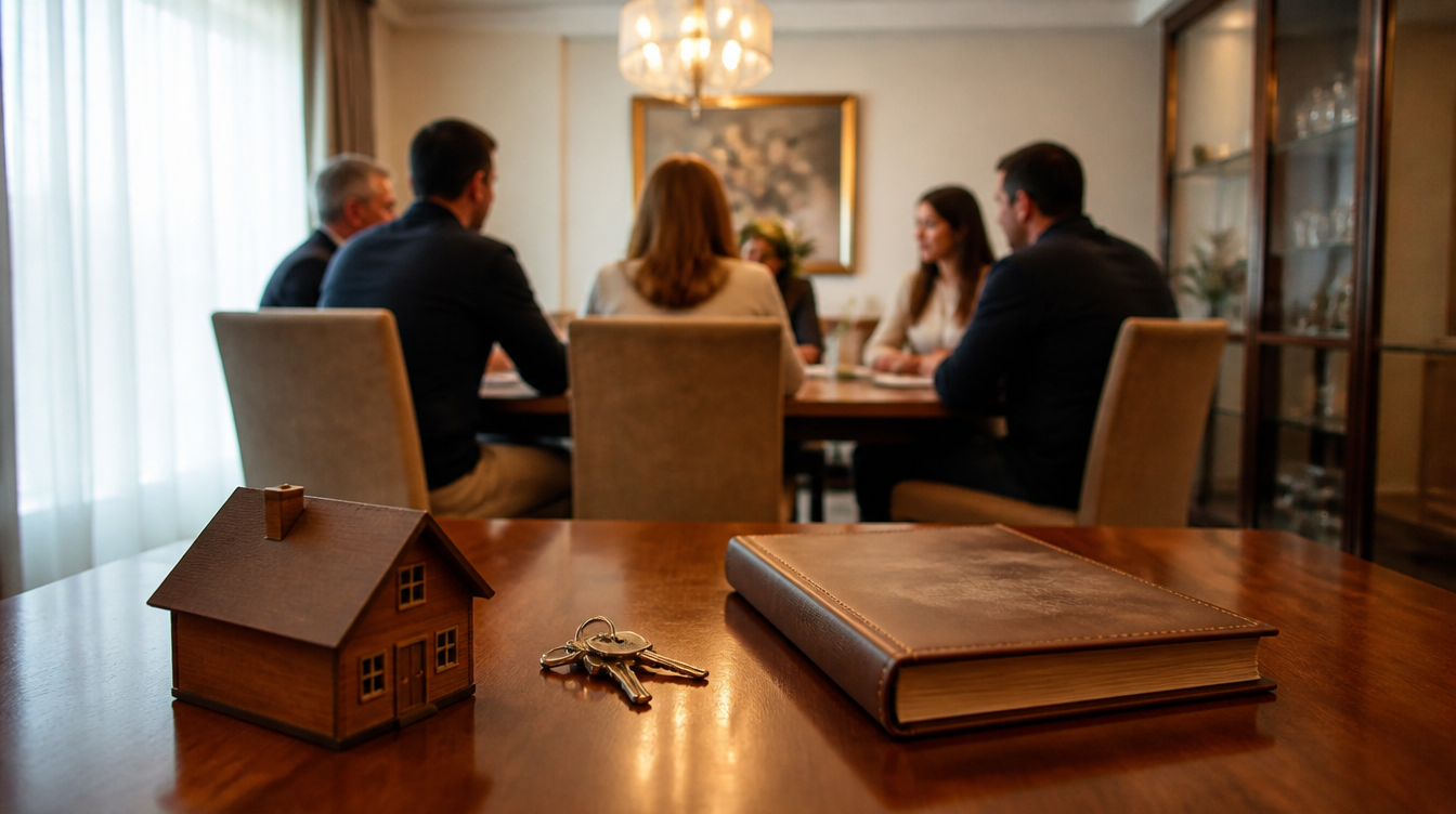 Organização de inventário com herdeiros necessários e bens familiares