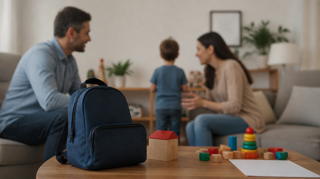 Rotina familiar organizada em contexto de alienação parental e provas